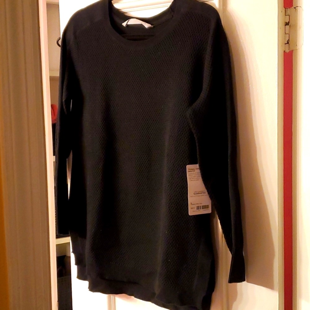 Thermal Honeycomb Black Athleta Sweater